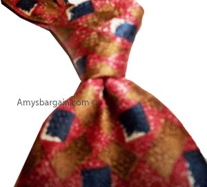 Men's silk tie New Designer tie Made in USA neck wear new tie 100% Silk #09 - Image 9
