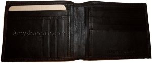 Men's soft leather wallet 14 card holder 2 bill pockets brand new item - Image 11