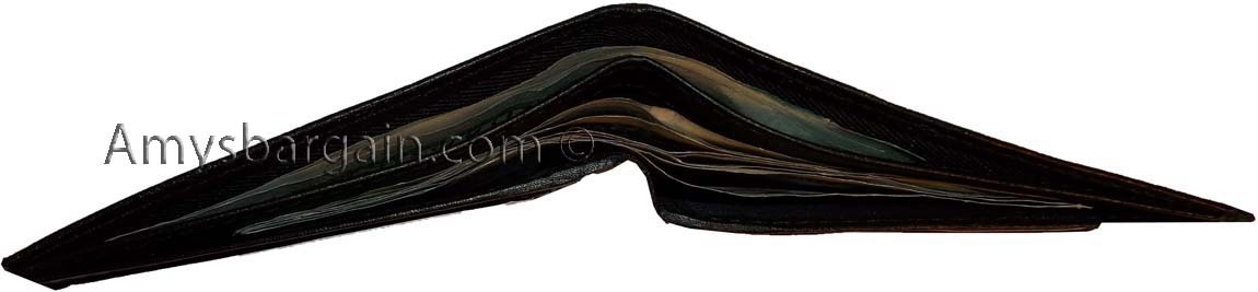 Men's soft leather wallet 14 card holder 2 bill pockets brand new item - Image 12