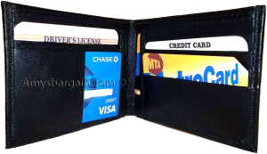 Men's soft leather wallet 14 card holder 2 bill pockets brand new item - Image 3