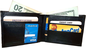 Men's soft leather wallet 14 card holder 2 bill pockets brand new item - Image 6