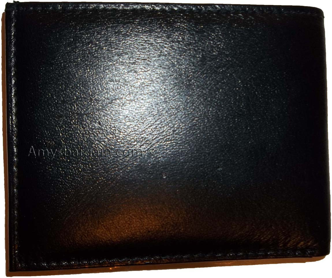 Men's soft leather wallet 14 card holder 2 bill pockets brand new item - Image 10