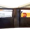 Men's thin Leather Wallet 6 Credit card slots genuine leather 2 Bill spaces new