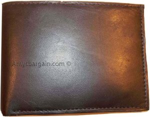Men's thin Leather Wallet 6 Credit card slots genuine leather 2 Bill spaces new - Image 12