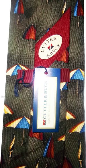 Men's tie Cutter and Buck Designer Silk Tie Neck wear Brand New With Tag - Image 6