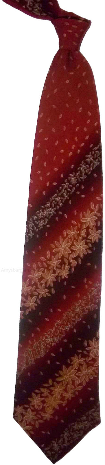 Men's tie, New Cutter & Buck Designer man's Silk Tie Neck wear Made in USA - Image 3