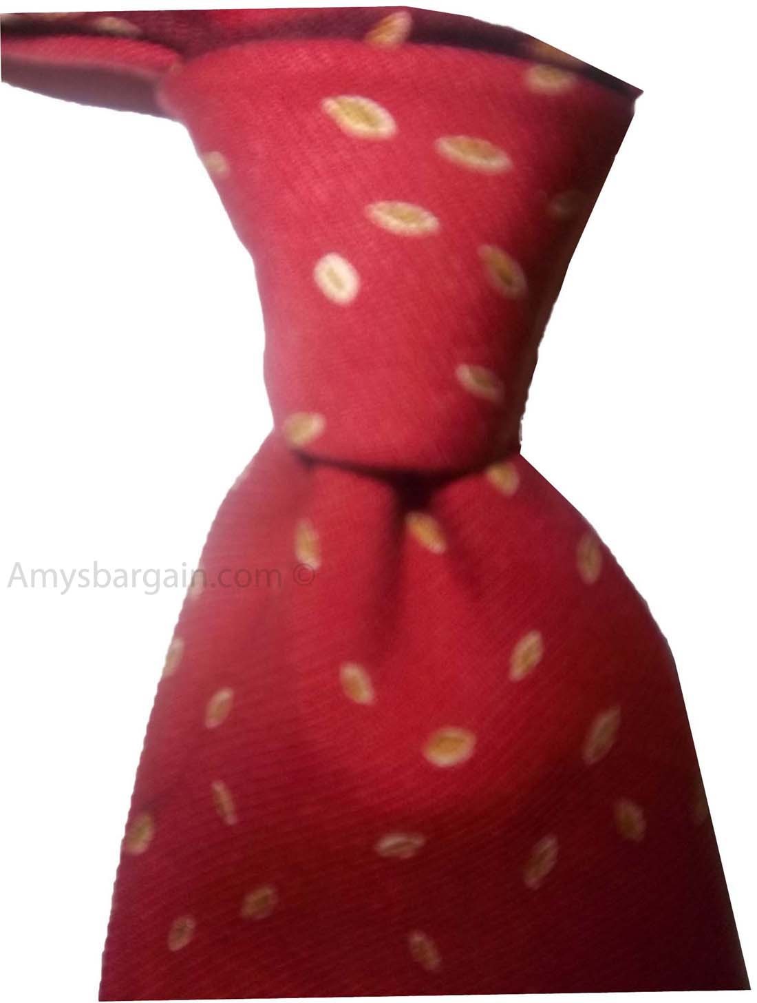 Men's tie, New Cutter & Buck Designer man's Silk Tie Neck wear Made in USA - Image 5