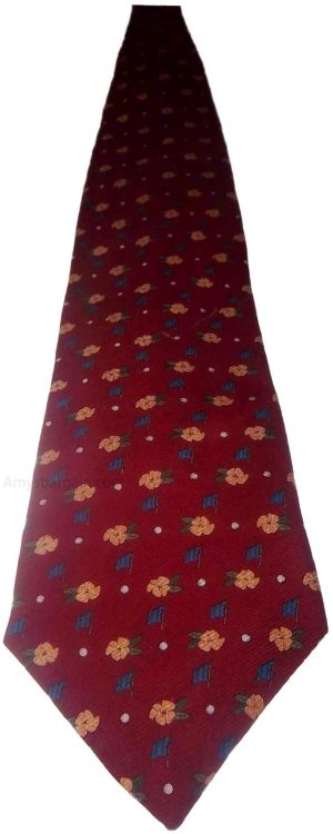 Men's tie, New Cutter & Buck Designer man's Silk Tie Neck wear Made in USA. - Image 12