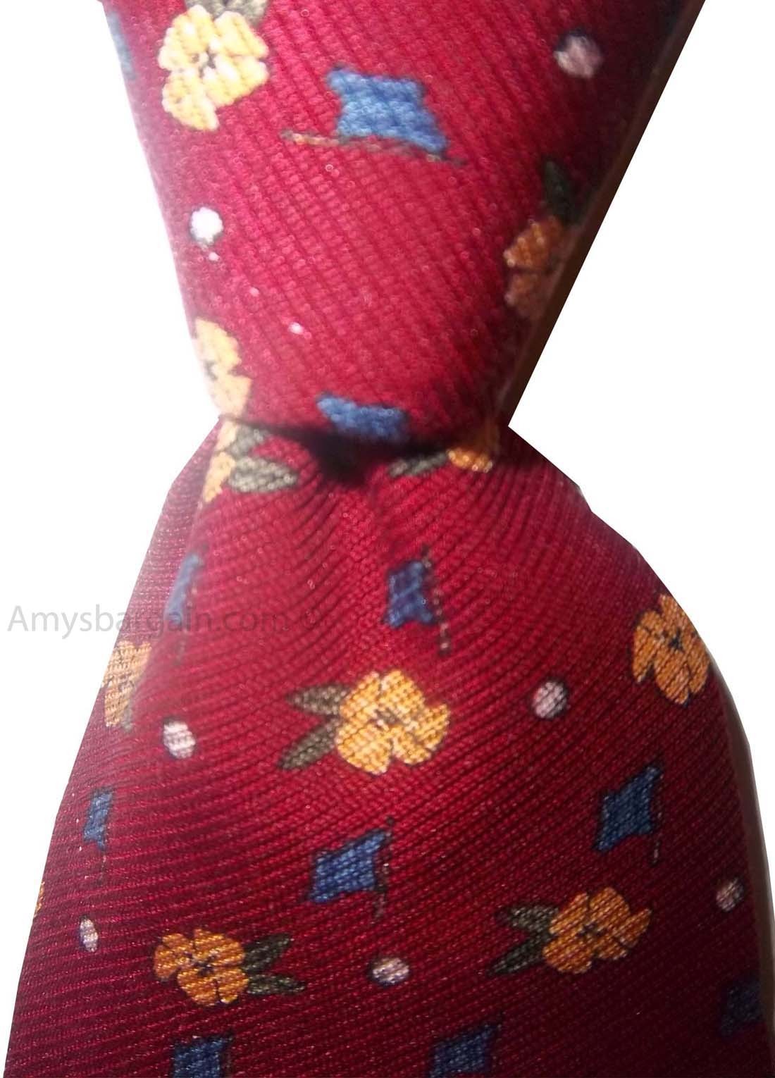 Men's tie, New Cutter & Buck Designer man's Silk Tie Neck wear Made in USA. - Image 10