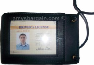 New Concealable ID Case, Credit Card Case, Black Wallet pouch Money Holder bnwt - Image 3