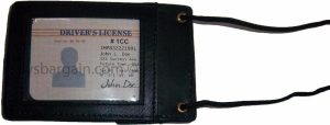 New Concealable ID Case, Credit Card Case, Black Wallet pouch Money Holder bnwt - Image 4