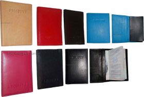 New International Leather passport cover, wallet ID credit card ATM card  case