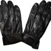 New L Women's Leather Gloves Black warm Winter Gloves casual leather Gloves