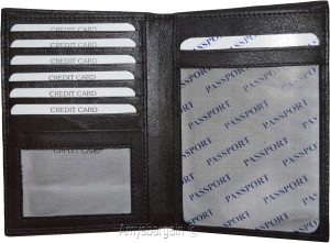 New Lamb skin Canadian Leather passport case wallet credit card case ID holder * - Image 6