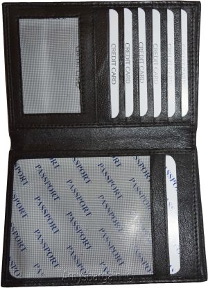 New Lamb skin Canadian Leather passport case wallet credit card case ID holder * - Image 7