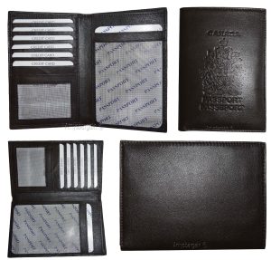 New Lamb skin Canadian Leather passport case wallet credit card case ID holder * - Image 8
