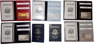 New Leather passport case wallet credit ATM card case ID International passports - Image 13
