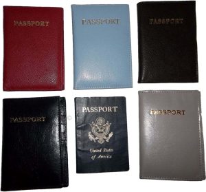New Leather passport case wallet credit ATM card case ID International passports - Image 3