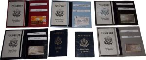 New Leather passport case wallet credit ATM card case ID International passports - Image 6