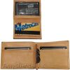 New Men's Bifold Genuine Leather Wallet Tan Wallet 2 Bill slots coin case bnwt