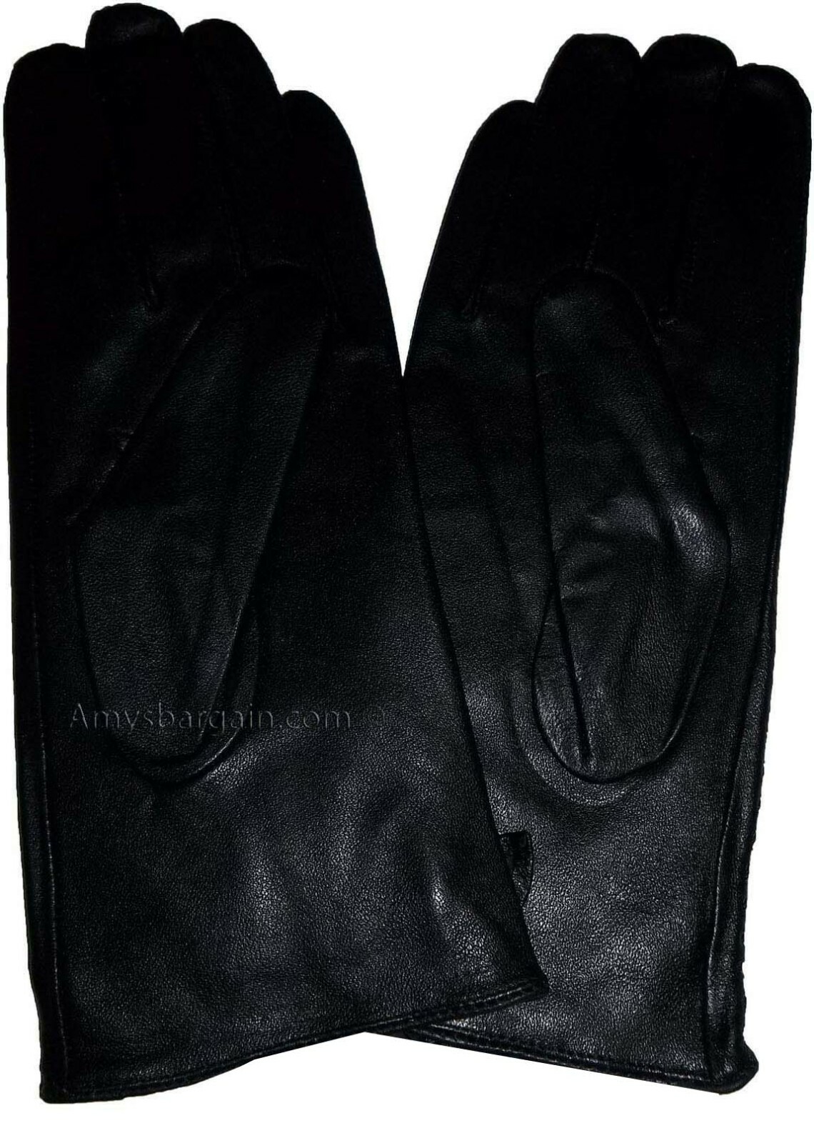 New Woman's Soft Leather Gloves Black Warm Winter Gloves BN Les Guant De Cuir** - Image 10