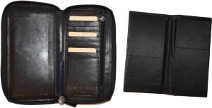 New Zip Around checkbook wallet Black 14 credit card zip change purse ID new - Image 12
