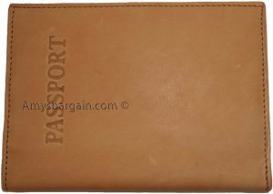 New leather one size fits all passport case plus credit ATM debit card spaces - Image 3