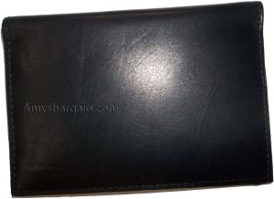 New leather passport plus credit ATM debit card spaces fits International pp BN - Image 7