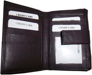 New small ladies leather wallet compact wallet credit card wallet womens wallet - Image 3