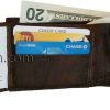 New soft leather man's wallet ID case 3 bill pockets 6 credit card spaces