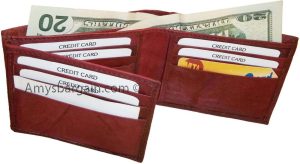 New style leather man's wallets 2 suede line bill slots 9 credit card 1 ID - Image 5