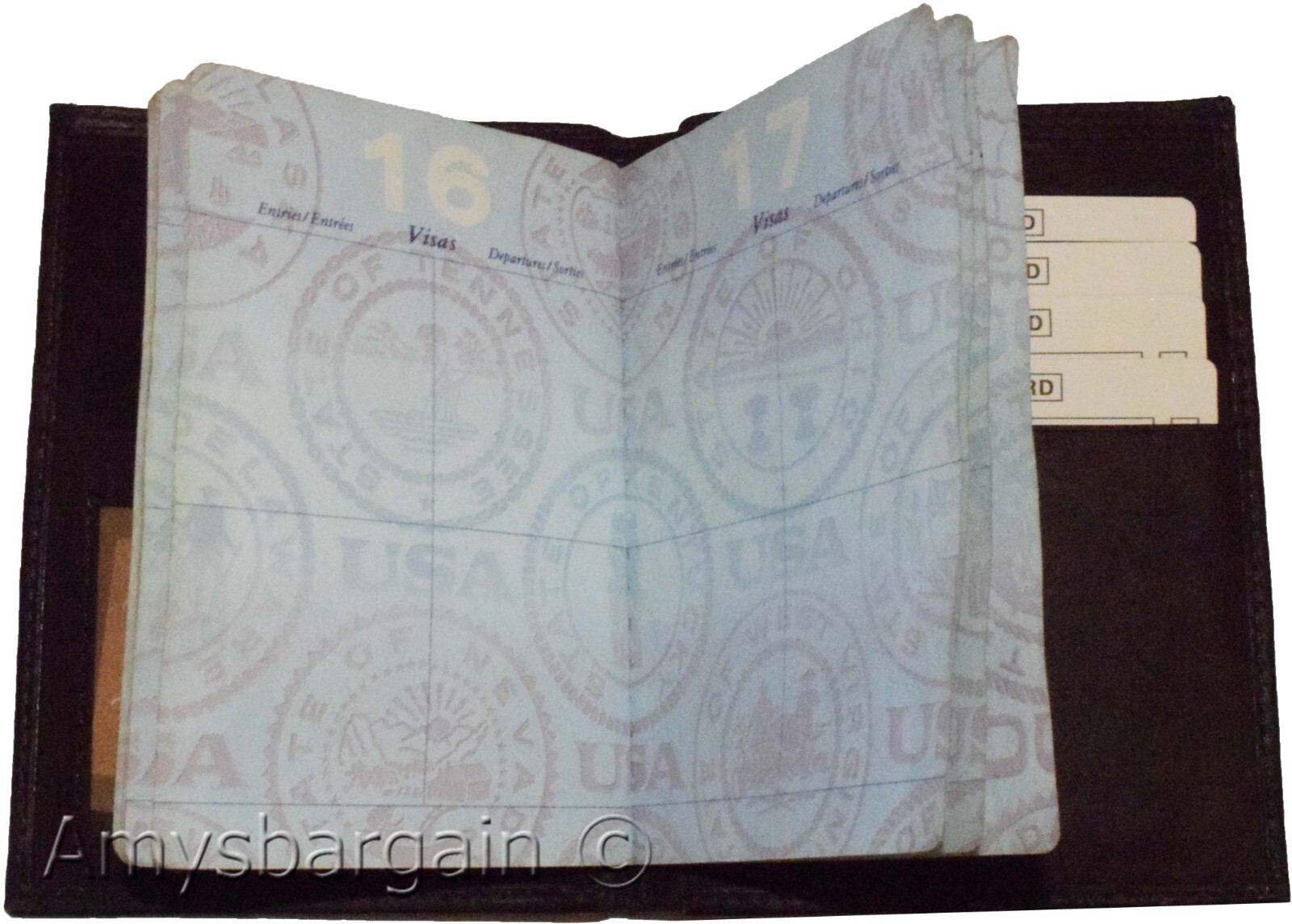 Passport cover Genuibe leather Unbranded Credit card ID new passport case wallet - Image 11