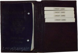 Passport cover Genuibe leather Unbranded Credit card ID new passport case wallet - Image 12