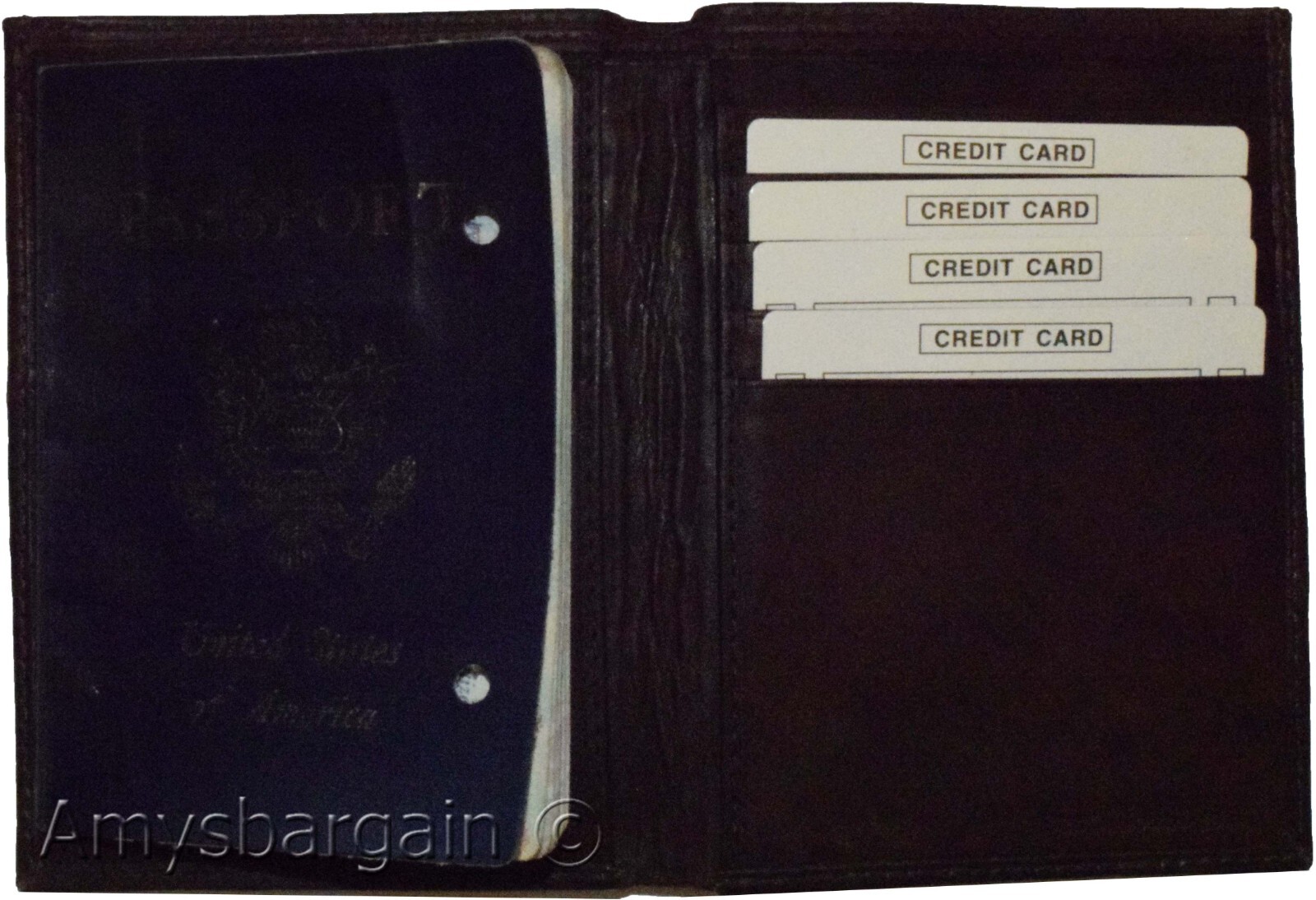 Passport cover Genuibe leather Unbranded Credit card ID new passport case wallet - Image 12