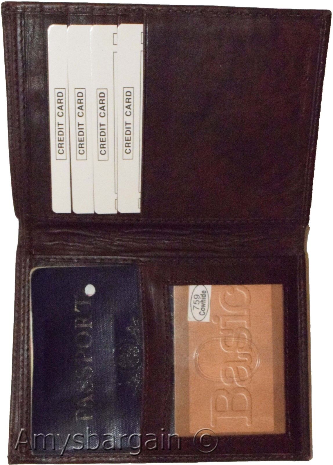 Passport cover Genuibe leather Unbranded Credit card ID new passport case wallet - Image 13