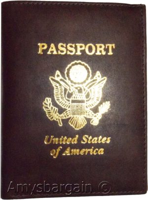 Passport cover Genuibe leather Unbranded Credit card ID new passport case wallet - Image 3