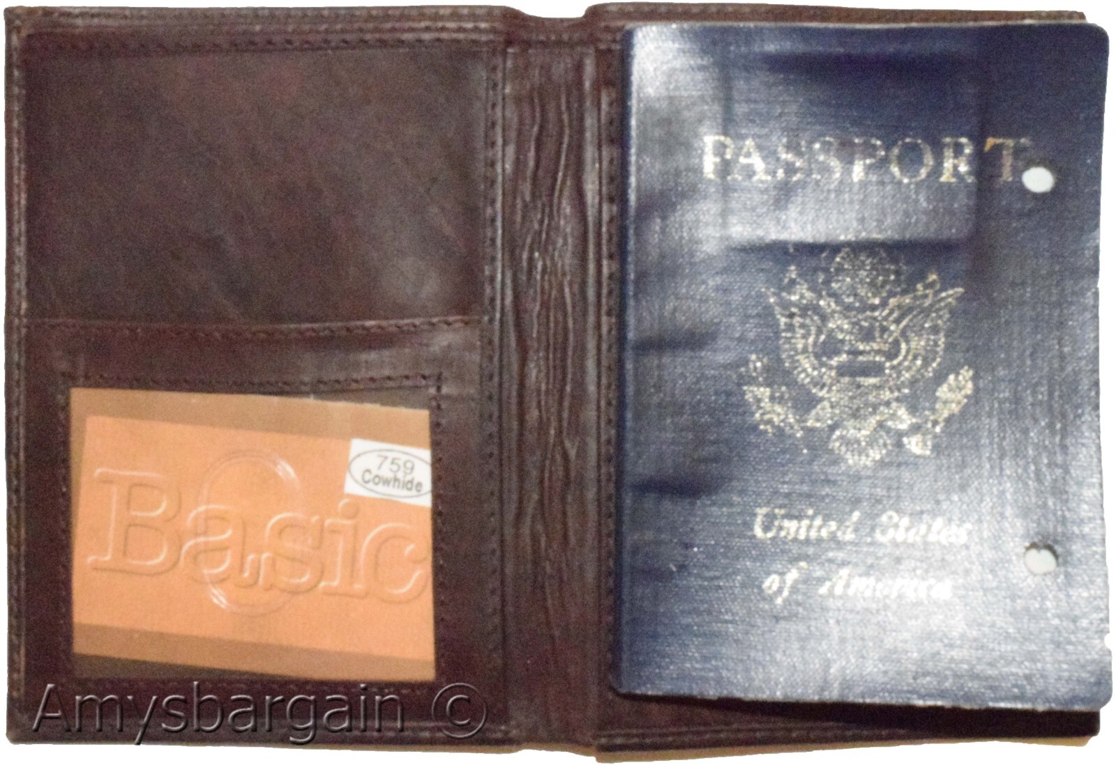 Passport cover Genuibe leather Unbranded Credit card ID new passport case wallet - Image 4