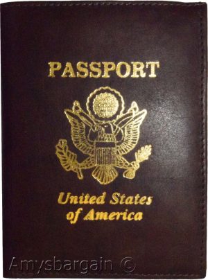 Passport cover Genuibe leather Unbranded Credit card ID new passport case wallet