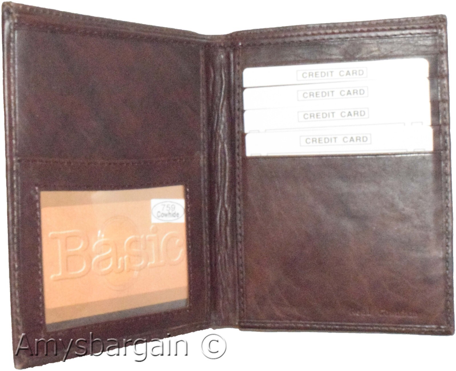 Passport cover Genuibe leather Unbranded Credit card ID new passport case wallet - Image 7