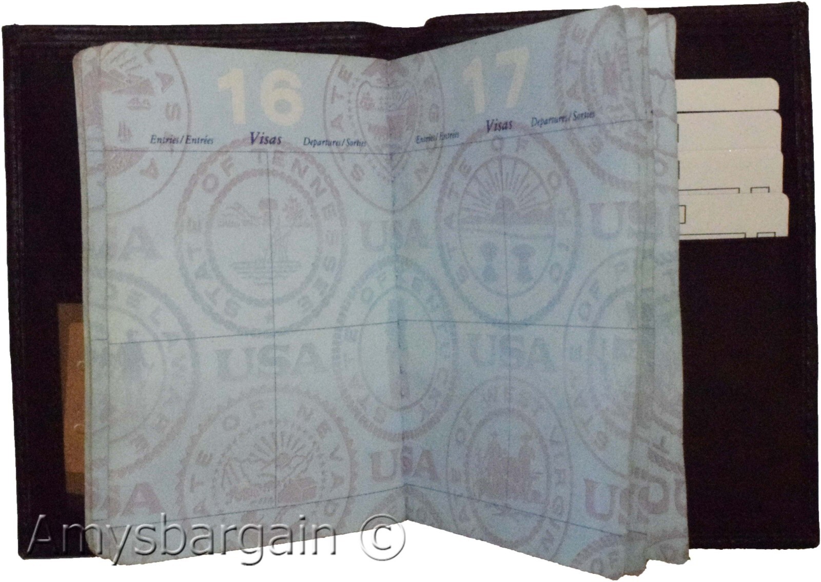 Passport cover Genuibe leather Unbranded Credit card ID new passport case wallet - Image 10