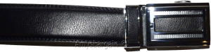Quick-lock Men's leather dress belt XL Casual belt Automatic fit leather belt - Image 3