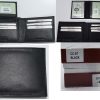 RFID men's wallet bifold genuine leather protect IDs credit cards new in box