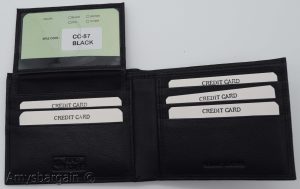 RFID men's wallet bifold genuine leather protect IDs credit cards new in box - Image 13