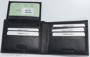 RFID men's wallet bifold genuine leather protect IDs credit cards new in box - Image 16