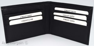 RFID men's wallet bifold genuine leather protect IDs credit cards new in box - Image 10