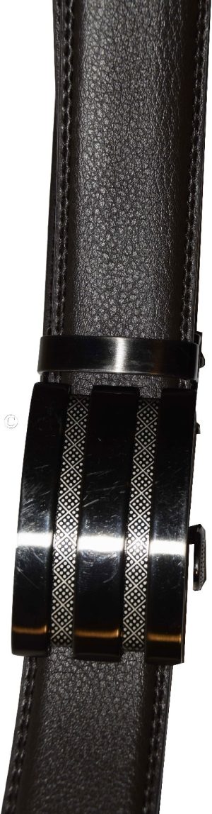 Real leather men’s belt (M) automatic lock. dress & casual belt fashion belt - Image 7