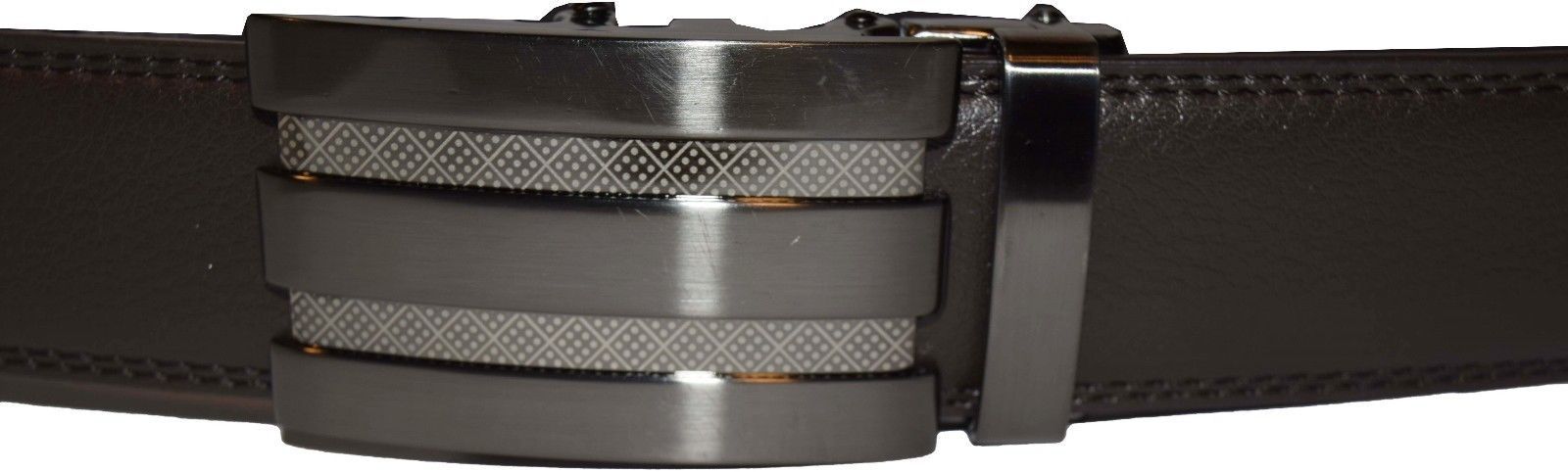Real leather men’s belt (M) automatic lock. dress & casual belt fashion belt - Image 10