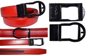 Men's leather belt dress/casual belt qick automatic lock track buckle up to 43" - Image 13
