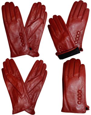 Woman's Leather winter Gloves Leather gloves. Size S, M, L, XL. Dress Gloves - Image 11