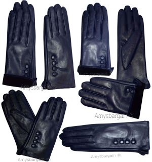 Woman's Leather winter Gloves Leather gloves. Size S, M, L, XL. Dress Gloves - Image 13
